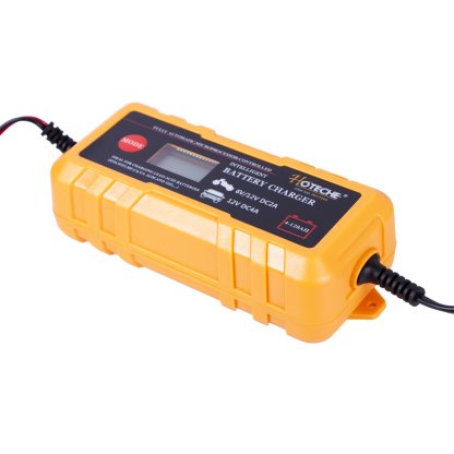 Inteligentní nabíječka autobaterií 6V a 12V, LCD display - HTP817204