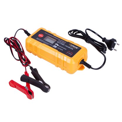 Inteligentní nabíječka autobaterií 6V a 12V, LCD display - HTP817204