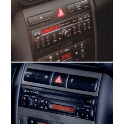 ISO redukce pro Audi A3 2000-2003, A6 00-04, Seat Toledo 99-05