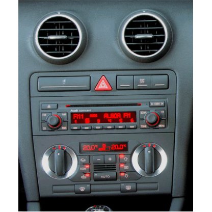 ISO redukce pro AUDI A3 2003-2006