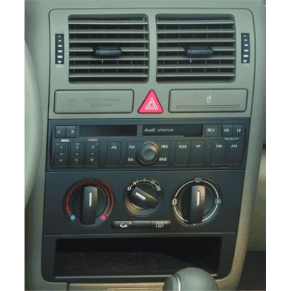 ISO redukce pro Audi A4 -10/1998, A6 -5/1997, A8