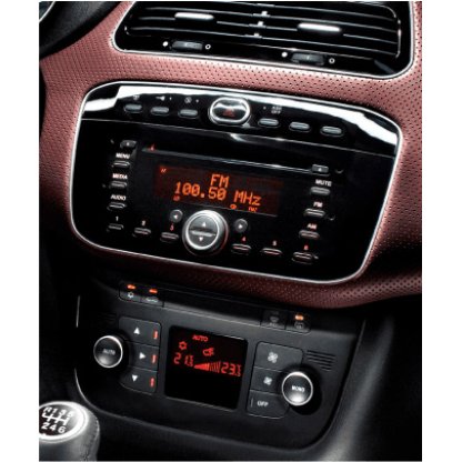 ISO redukce pro Fiat Punto Evo 07/2008-2012, Punto 03/2012-