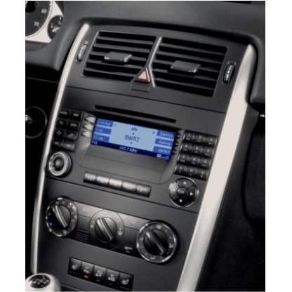 ISO redukce pro Mercedes Class A (W169) 2005-, Class B, 2 DIN, Sprinter 06-
