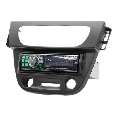 ISO redukce pro Renault Megane III 11/2008-2015, Fluence 02/2010-, tmavě šedá