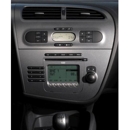 ISO redukce pro Seat Leon 05/2005-2009 tmavě šedý