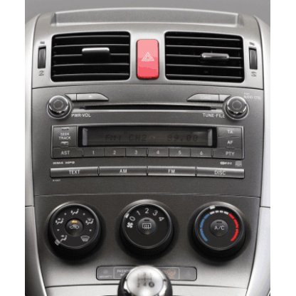 ISO redukce pro Toyota Auris 10/2006-2012