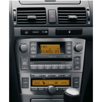 ISO redukce pro Toyota Avensis 04/2003-2009