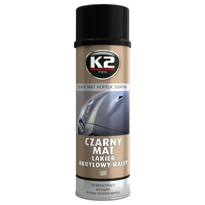 K2 Akrylová barva ve spreji černá matná 500 ml, L340