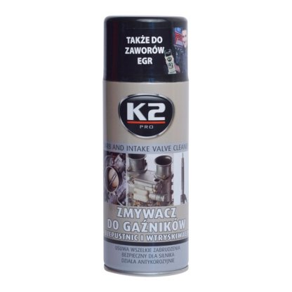 K2 Čistič ventilů, karburátorů a vstřikovačů 400 ml, W128