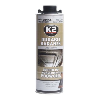 K2 DURABIT BARANEK 1 l - ochranný gumový povlak na podvozek, L325
