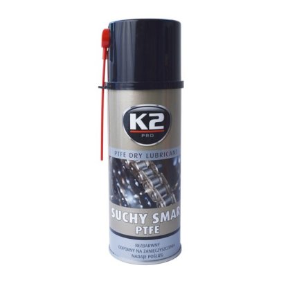 K2 PTFE DRY LUBRICANT - Suché teflonové mazivo 400 ml, W120