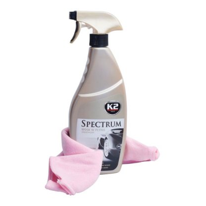 K2 SPECTRUM 700 ml - syntetický vosk ve spreji (Quick Detailer) s mikroutěrkou, G020