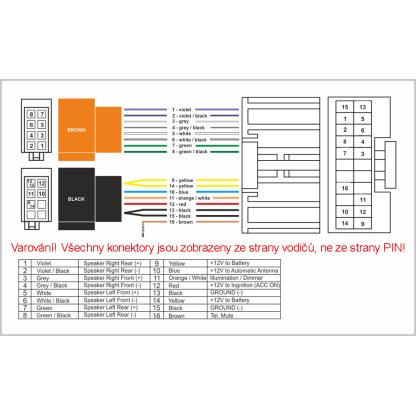Kabel pro CHRYSLER 02-/ ISO