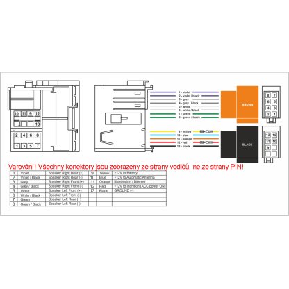 Kabel pro FORD MOST/ ISO