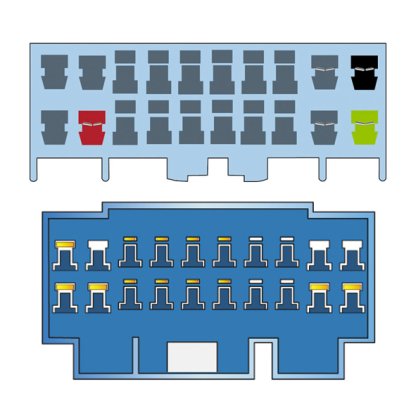 Kabeláž pro HF PARROT/OEM Honda, Suzuki, Fiat Sedici, Opel, Nissan