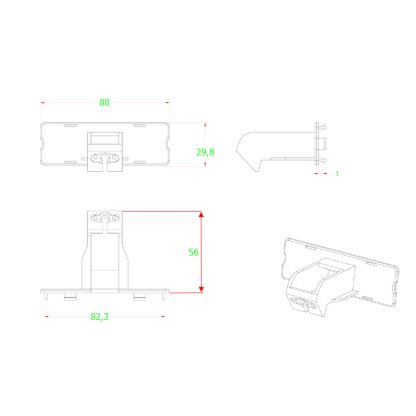 Kamera formát PAL/NTSC do vozu Suzuki Swift 2008-2012