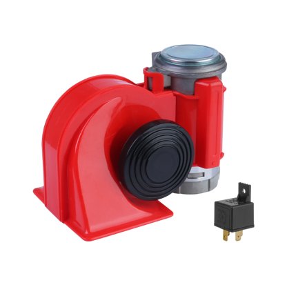 Klakson červený NAUTILUS 12V s kompresorem 58103