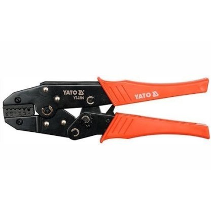 Kleště konektorové 230mm, 22-12(AWG), 0,5-4,00mm2 - YT2299