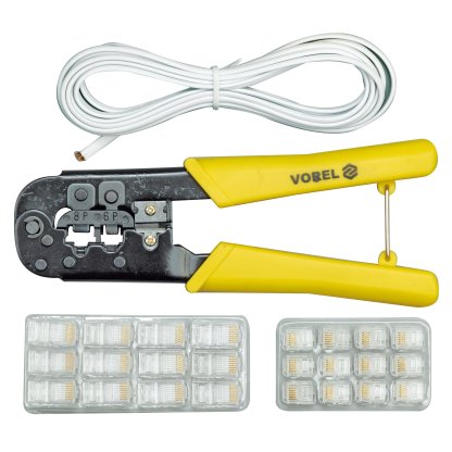 Kleště konektorové + kabel 2,5m, VOREL