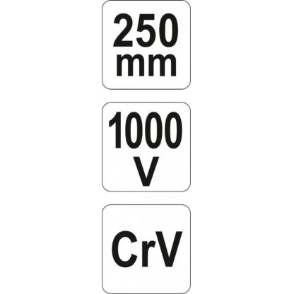 Kleště siko 250mm VDE (1000V) - YT-21161