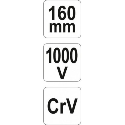 Kleště štípací boční 160mm VDE (1000V)