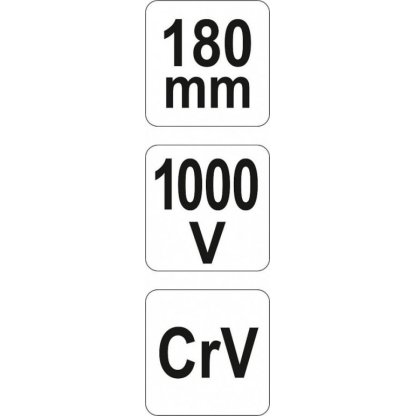 Kleště štípací boční 180mm VDE (1000V) - YT-21159