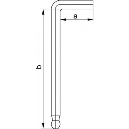 Klíč imbusový 1.5 mm 12 ks - YT-5805