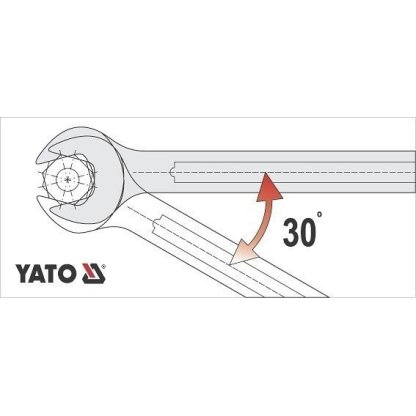 Klíč očkoplochý CrV, 10 mm, délka 150 mm - YT-0339