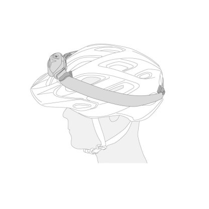 Klipy k přichycení čelovky PETZL na přilbu UNI ADAPT, 4 ks - E000BA00