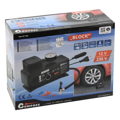 Kompresor 12/230V BLOCK TUV/GS, 07194