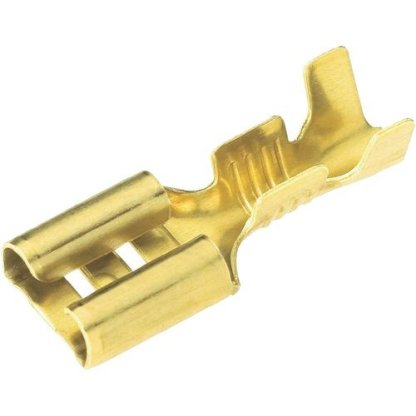 Konektor plochý 6,3 mm (samice), balení po 100 ks DJ622