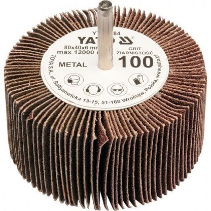Kotouč lamenový radiální 80x40 P-80 shřídelí 6mm
