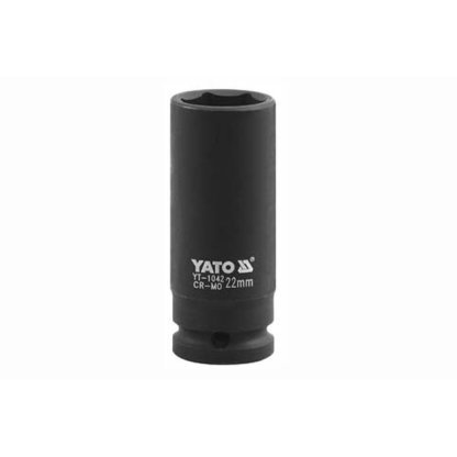 Kovaný vnitřní nástrčná klíč hluboký 1/2" šestihranný 29 mm CrMo YATO - YT-1049