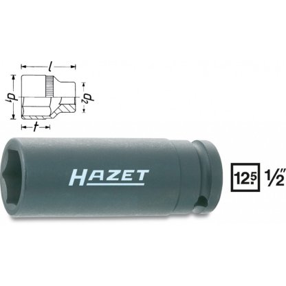 Kovaný vnitřní nástrčný klíč 1/2" šestihranný 19mm HAZET 900SLG-19 - HA044849