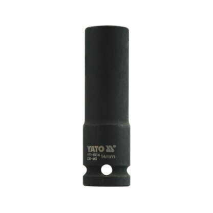 Kovaný vnitřní nástrčný klíč hluboký 1/2" šestihranný 14 mm CrMo YATO - YT-1034