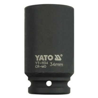 Kovaný vnitřní nástrčný klíč hluboký CrMo 3/4" šestihranný 34 mm YATO - YT-1134