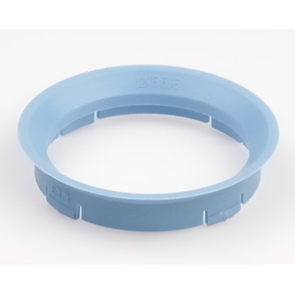 Kroužek vymezovací 63,3 / 56,6 (FZ04), plast, světle modrá, přesah kužele 6mm