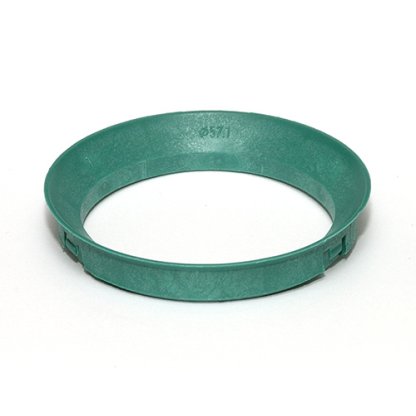 Kroužek vymezovací 68,0 / 57,1 (104.0200.054), plast, zelená, přesah kužele 4mm