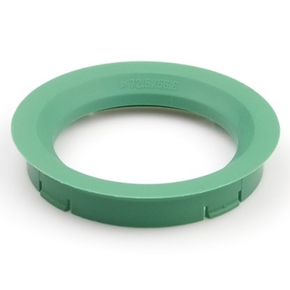Kroužek vymezovací 72,5 / 56,6 (R11), plast, zelená, přesah kužele 6mm