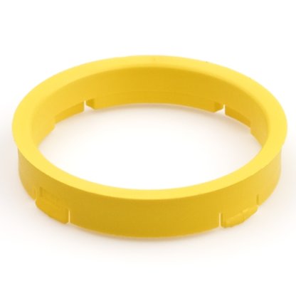 Kroužek vymezovací 73,1 / 65,1 (S52), plast, žlutá, přesah kužele 2mm