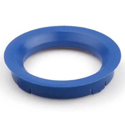 Kroužek vymezovací 74,1 / 57,1 (FZ15), plast, modrá, přesah kužele 5mm