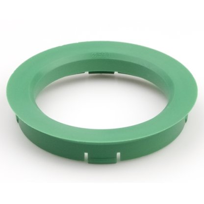 Kroužek vymezovací 74,1 / 59,1 (FZ18) plast, zelená, přesah kužele 5mm
