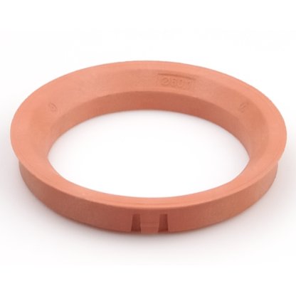 Kroužek vymezovací 76,0 / 60,1 (104.0200.064), plast, lososová, přesah kužele 4mm