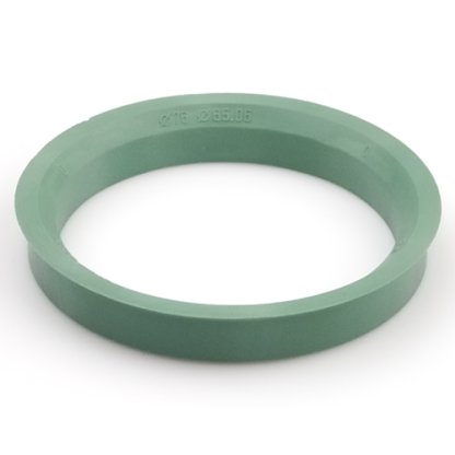 Kroužek vymezovací 76,0 / 65,05 (600.6160.001), plast, zelená, přesah kužele 4mm