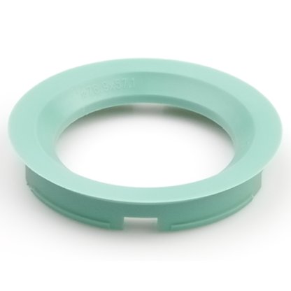 Kroužek vymezovací 76,9 / 57,1 (Z24D), plast, zelená, přesah kužele 6mm