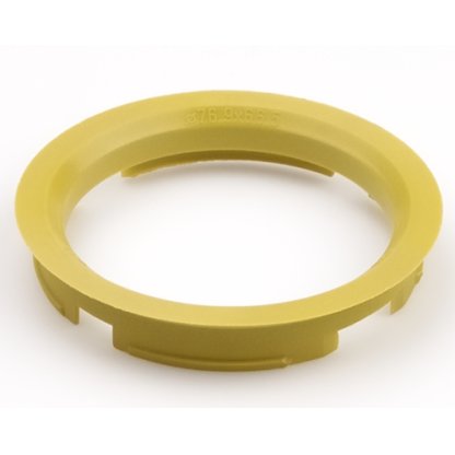 Kroužek vymezovací 76,9 / 66,5 (Z25D), plast, hořčic. žlutá, přesah kužele 6mm