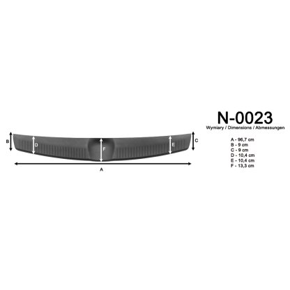 Kryt nákladové hrany Hyundai i30 2012- | Rider