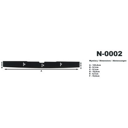 Kryt nákladové hrany Mercedes Vito/Viano 2003- | Rider