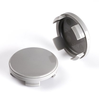 Krytka průměr 51/54,5mm(vnitřní,vnější) plast šedá bez loga FORD (F3G), úchyt 3mm