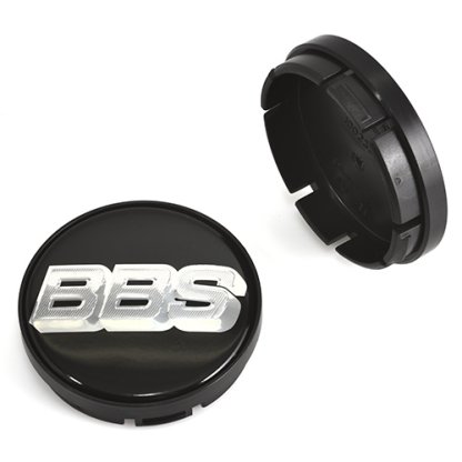 Krytka průměr 52/56mm(vnitřní,vnější) BBS černé lesk/chrom logo (10023596) úchyt 3mm